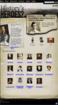 Mobile Screenshot of historysheroes.e2bn.org