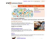 Tablet Screenshot of conference.e2bn.org